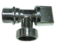 Кран угловой  1/2- 3/4  ш/ш + отр СТК -5/26