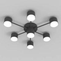 Люстра CL-Black Dot-R001-GX53*7 BK