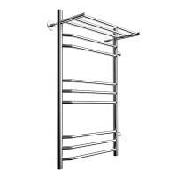 Полотенцесушитель ЛЦ80х50  полка 9 перекл Трапеция-2 (правое боковое подключ.)  ZOX 