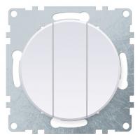 Выключатель 3-кл (белый) 1Е31901300 Florence