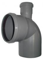 Отвод 110  угол 90 с выходом 50 (прямой)