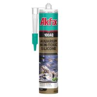 Герметик Силикон. аквариумный 280мл Прозрачный Akfix 100AQ