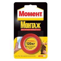 Лента клейкая монтажная Момент 19мм*1,5м (120кг) Хенкель 1714773