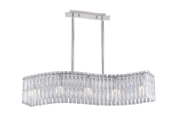 Люстра 3101R/5A Chrome+Clear
