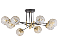 40217MD/8 MBK+AB Люстра