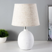 Лампа настол. 21196/1 Бел-Сер. 40w Е14 20*20*35 Risalux