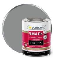 Эмаль ПФ-115 Серый 1 кг (Лакра Синтез)