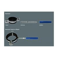 Крепление трубы 3"  (87-93) к стене с резьбой 11/28 