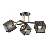 Люстра потолочная 5708/3 BK+FGD  (RL)