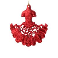 Украшение подв. Красное платье 14,5*13 75071