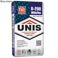 Клей высокопластичный U-200 Белый WHITEFLEX Юнис 25кг 