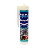 Герметик силиконизированный Белый 300мл KRASS