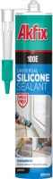 Герметик силикон. Бежевый 280мл 100Е Akfix