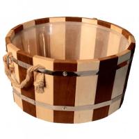 Шайка 15л с пласт. вставкой, верев. ручки г.Йошкар-Ола (3)