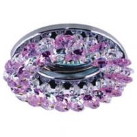 Светильник СD414 MR16 G5.3 сиреневым стеклом, хром  FERON