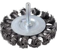 Щетка д/дрели плоск. круч. 75мм Вихрь