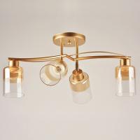 Люстра 1372/4 CG 4*40w Е27 d580 h260 п/м Мат.Золото