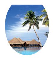 Сиденье для унитаза мягкое В-4 SweetSun Comfort Fotoprint