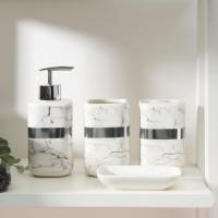 Набор аксессуаров для ванной керамика. "Вестерос", 4 предмета