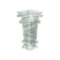 Угол внутренний 55 ДУБ ПЕПЕЛЬНЫЙ МК