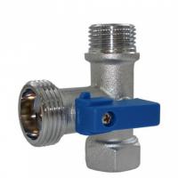 Кран шаровый  3-х проходной  д/воды 1/2*3/4*1/2 г/ш/ш 124D 27/2