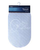 Коврик на присосках 69*38 "Массажный" прозрачный