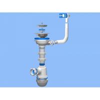 Сифон 3 1/2*40 Грот с переливом А0145S Анипласт