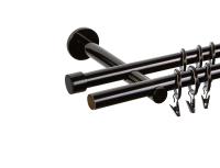 Карниз мет. д.19г/19г Черный Глянец 2м Dance