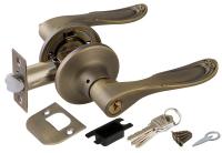 Ручка защелка 6030 АВ-В (фикcсатор) бронза Punto