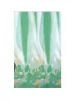 Штора д/ ван."ZALEL" 180*200 см, зеленый фон
