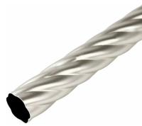 Труба 2,4 м Крученая Сатин d16