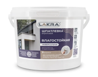 Шпатлевка акрил. фасадная 3кг Лакра
