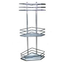 Полка угловая 3 яруса, трапеция, высокая 4895-3