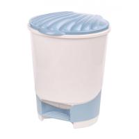 Ведро для мусора с педалью 10 л (серый) М1381 г. Октябрьский