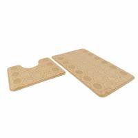 Набор ковриков д/ванной  Актив icarpet 2 пр. 50*80/50*40 бисквит