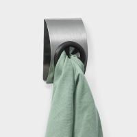 Крючок-держатель самоклеящ. металл 3х8х5см хром