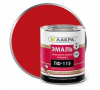 Эмаль ПФ-115М, красная 1,8кг STATUS