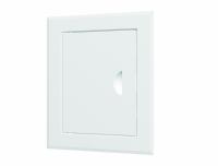 Люк-дверца ревиз. 360*360 с фланц.300*300 ЛТ3030Мп/э с ручкой стальная с покр.