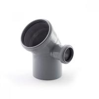 Отвод 110  угол 45 с выходом 50 (правый)