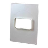 Площадка торцевая  горизонтальная  205х240 с фланцем 60х120 