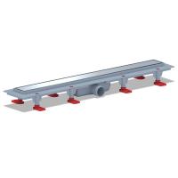 Трап линейный пластиковый СУХОЙ TLQ1165М 650*62 вып. 40мм, матовая "Штиль" Ани пласт.