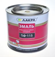 Эмаль сверхпрочная ПФ-115 Белый глянц. 20 кг Лакра 