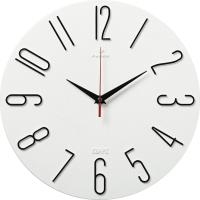 Часы 3010-001 Белый+Черный "Классика" 30см Рубин