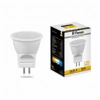 Лампа светодиодная MR11 LB-27 6LED(3w) 230v G5.3 2700K  FERON 
