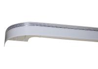 Карниз "Греция" Галант 2,4м бел глянец с поворотами