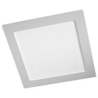 Светильник PPL-S 15W 4000 К IP40 WH 190 мм  Jazzway  встр. квадрат