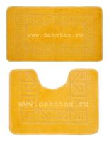 Коврик BANYOLIN из 2 шт.  50х80 желтый