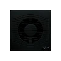 Вентилятор D100 SLIM 4C matt black с обр. клапаном DICITI