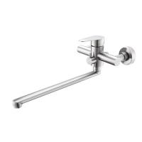 Смеситель д/ванны с длин. изл. нерж. сталь OLISAN STEEL, ST1221