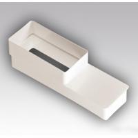 Соединитель 60х120/60х204 эксц плоский/плоский 612РП20П ПВХ